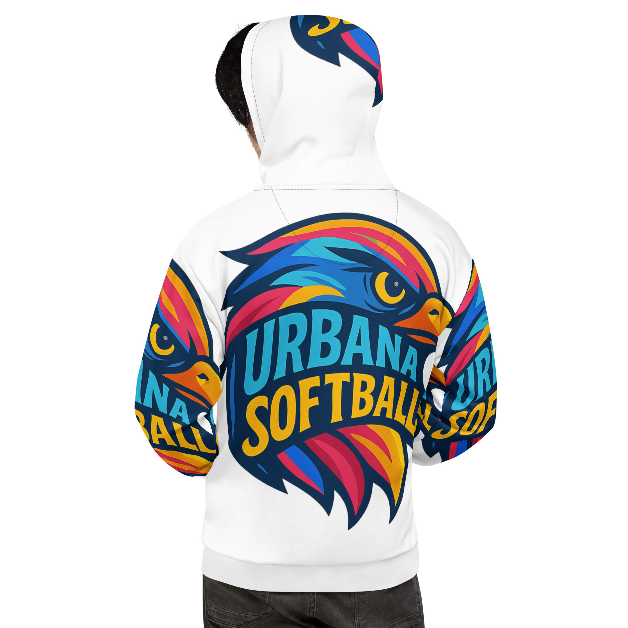 Testing All Over Print Unisex Hoodie - Image 2