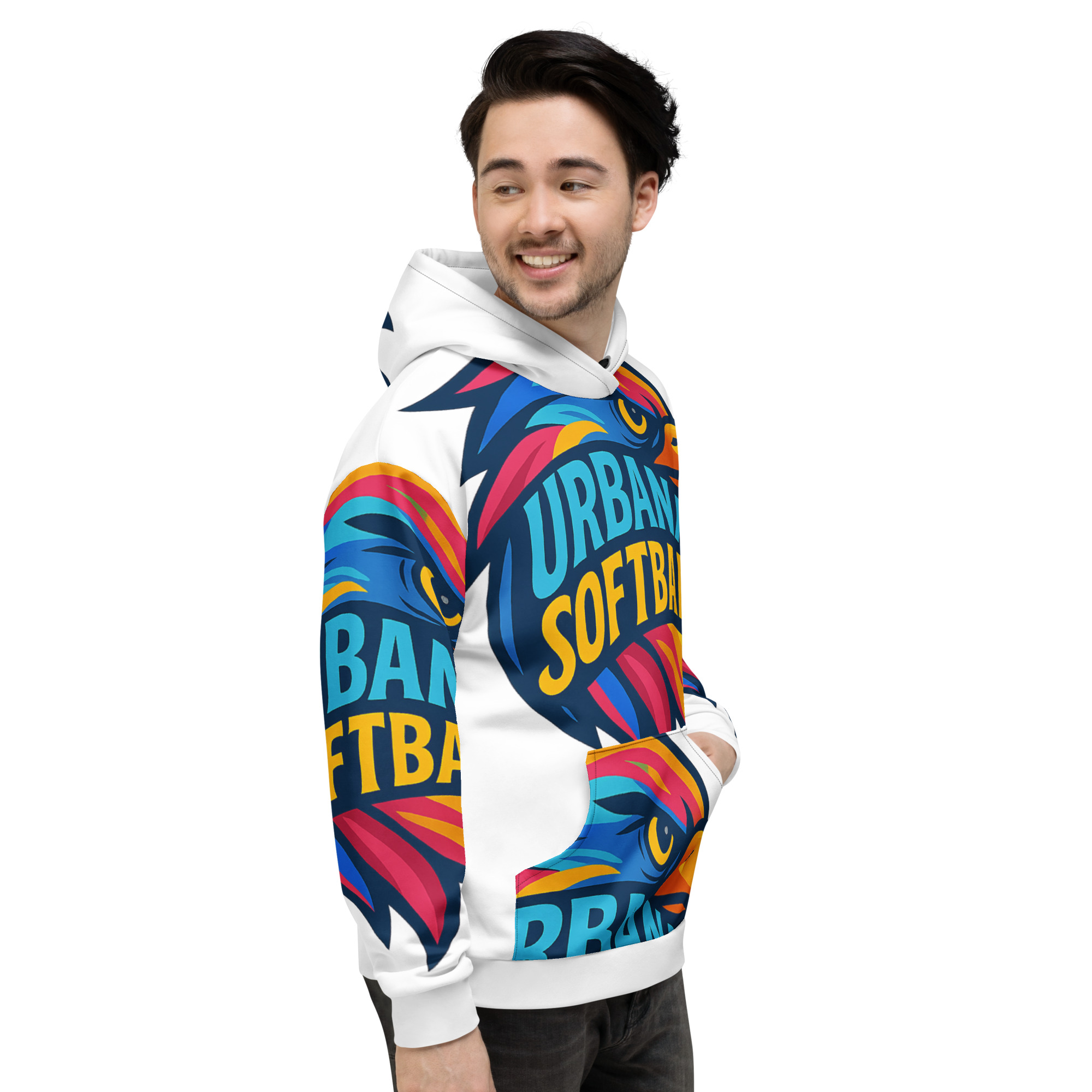 Testing All Over Print Unisex Hoodie - Image 5